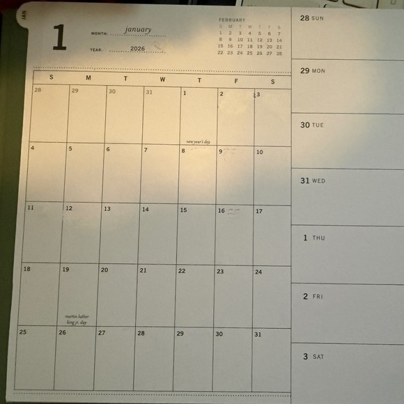 Laurel Denise Nancy Planner (Partially Used - Hence Discounted Pricing) SMALL - Picture 4 of 11